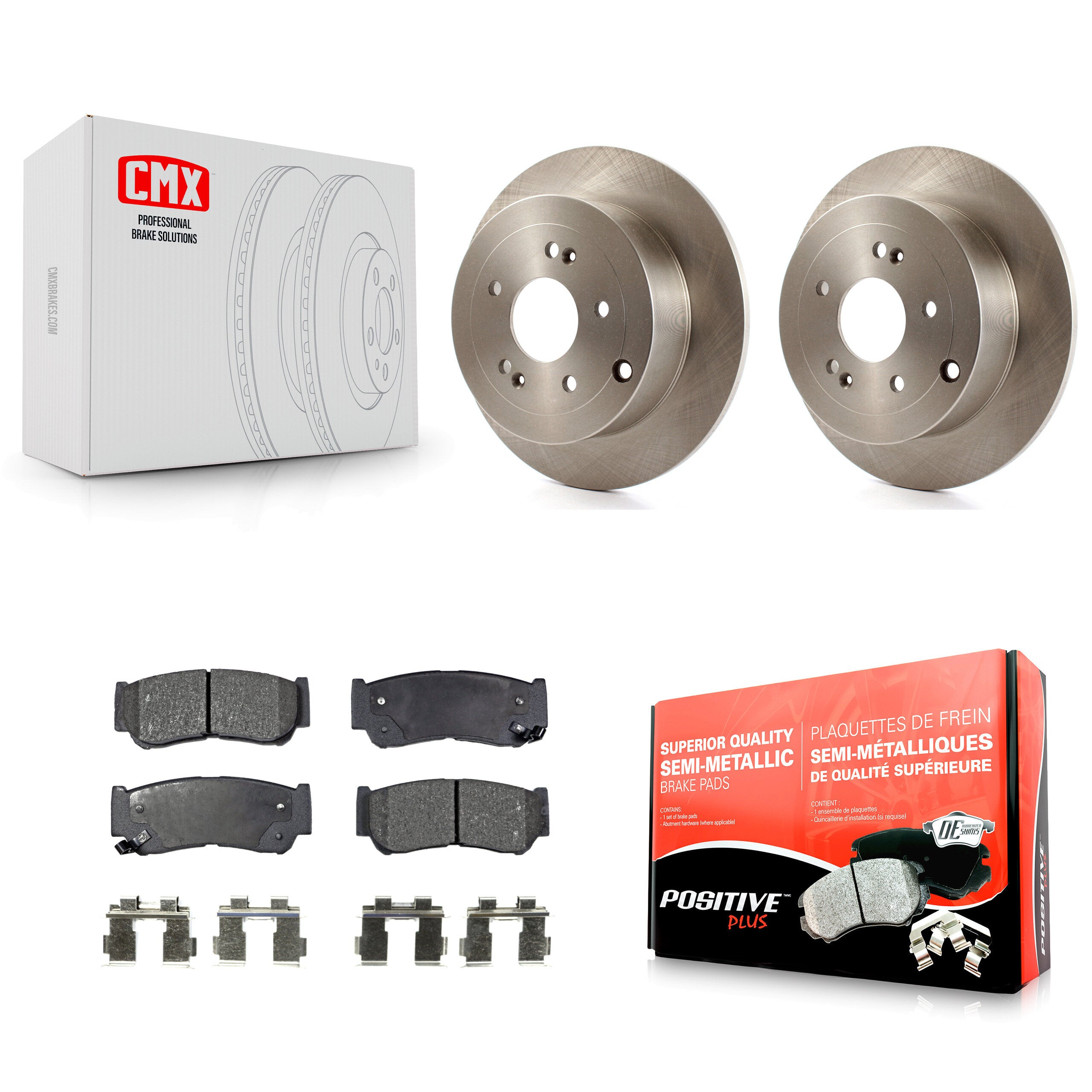 Transit Auto K8F-101834 Disc Brake Kit for 2007-2009 Hyundai Santa Fe - Rear product image