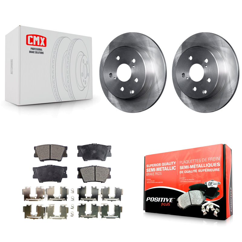 Transit Auto K8F-101835 Disc Brake Kit for 2006-2018 Lexus HS250h, Toyota RAV4 - Rear product image