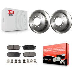 Transit Auto K8F-101856 Disc Brake Kit for 2007-2022 Lexus LX570, Toyota Land Cruiser, Toyota Sequoia & more - Rear product image