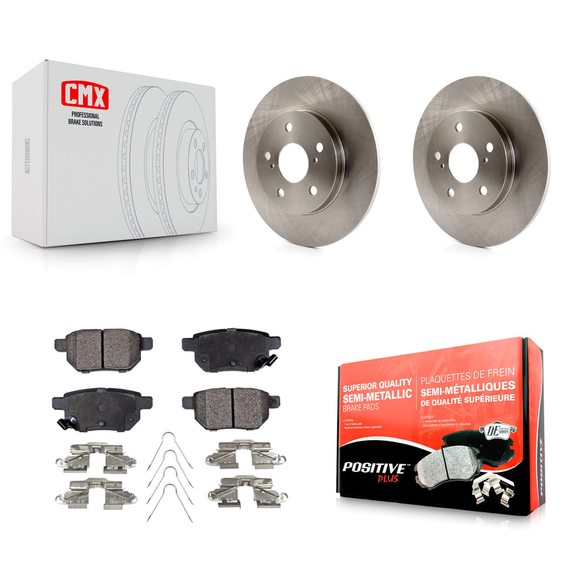 Transit Auto K8F-101874 Disc Brake Kit for 2008-2018 Toyota Corolla iM, Scion iM, Toyota Matrix & more - Rear product image