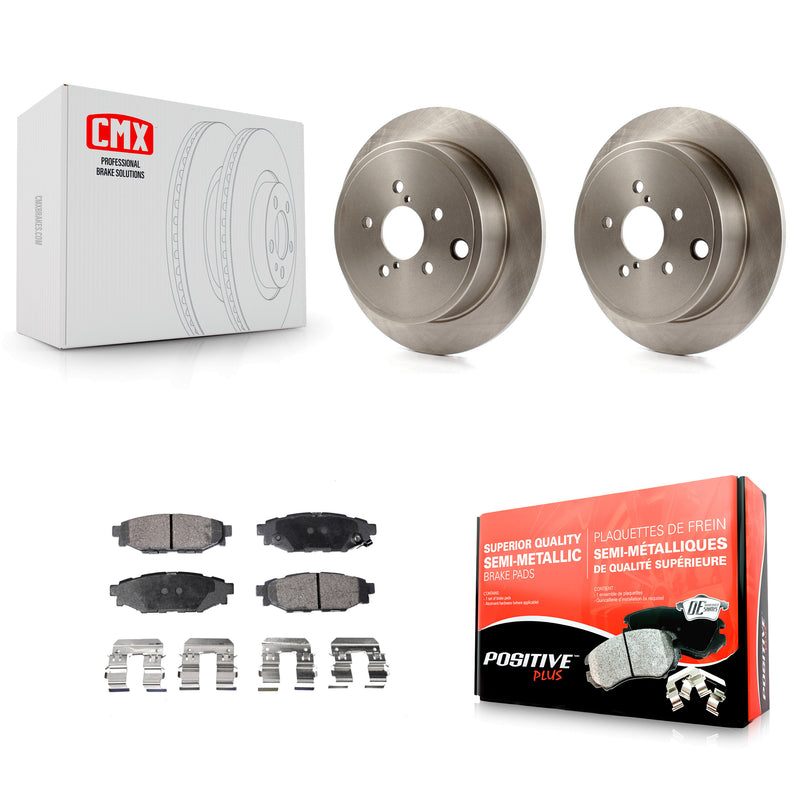 Transit Auto K8F-101875 Disc Brake Kit for 2008-2016 Scion FR-S, Subaru Impreza, Subaru Legacy & more - Rear product image