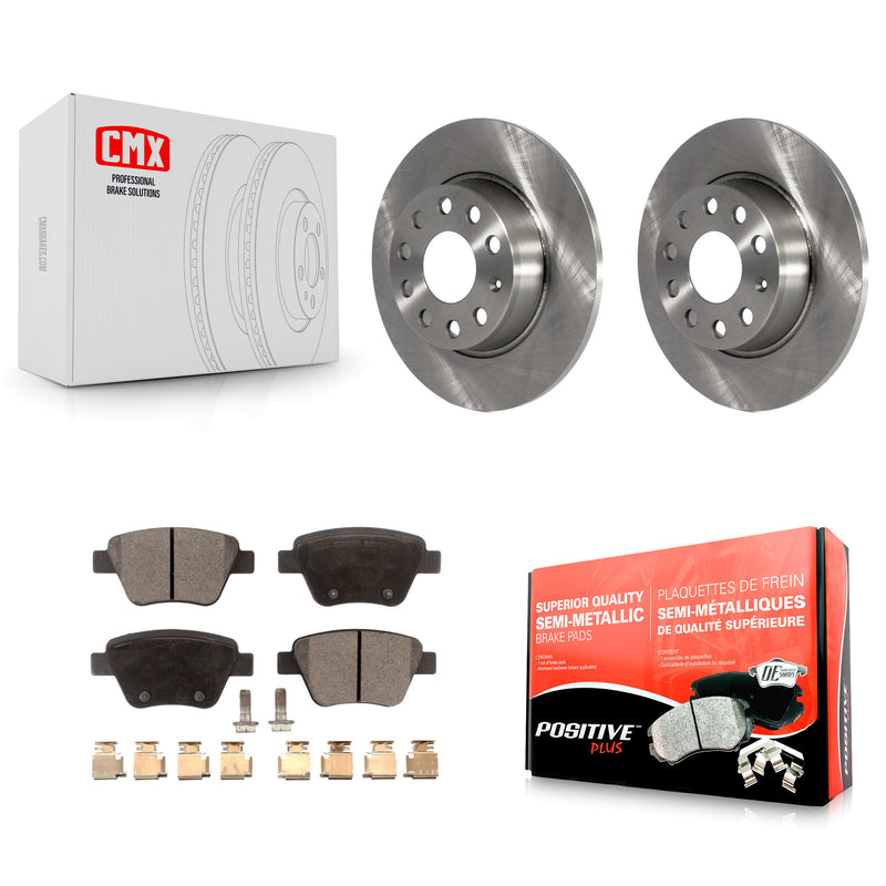 Transit Auto K8F-101906 Disc Brake Kit for 2009-2019 Volkswagen GTI, Volkswagen Beetle, Volkswagen Passat & more - Rear product image