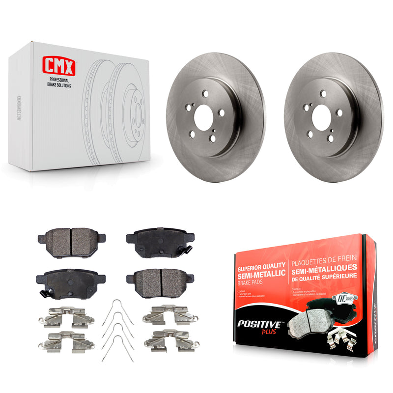 Transit Auto K8F-101919 Disc Brake Kit for 2011-2017 Lexus CT200h - Rear product image