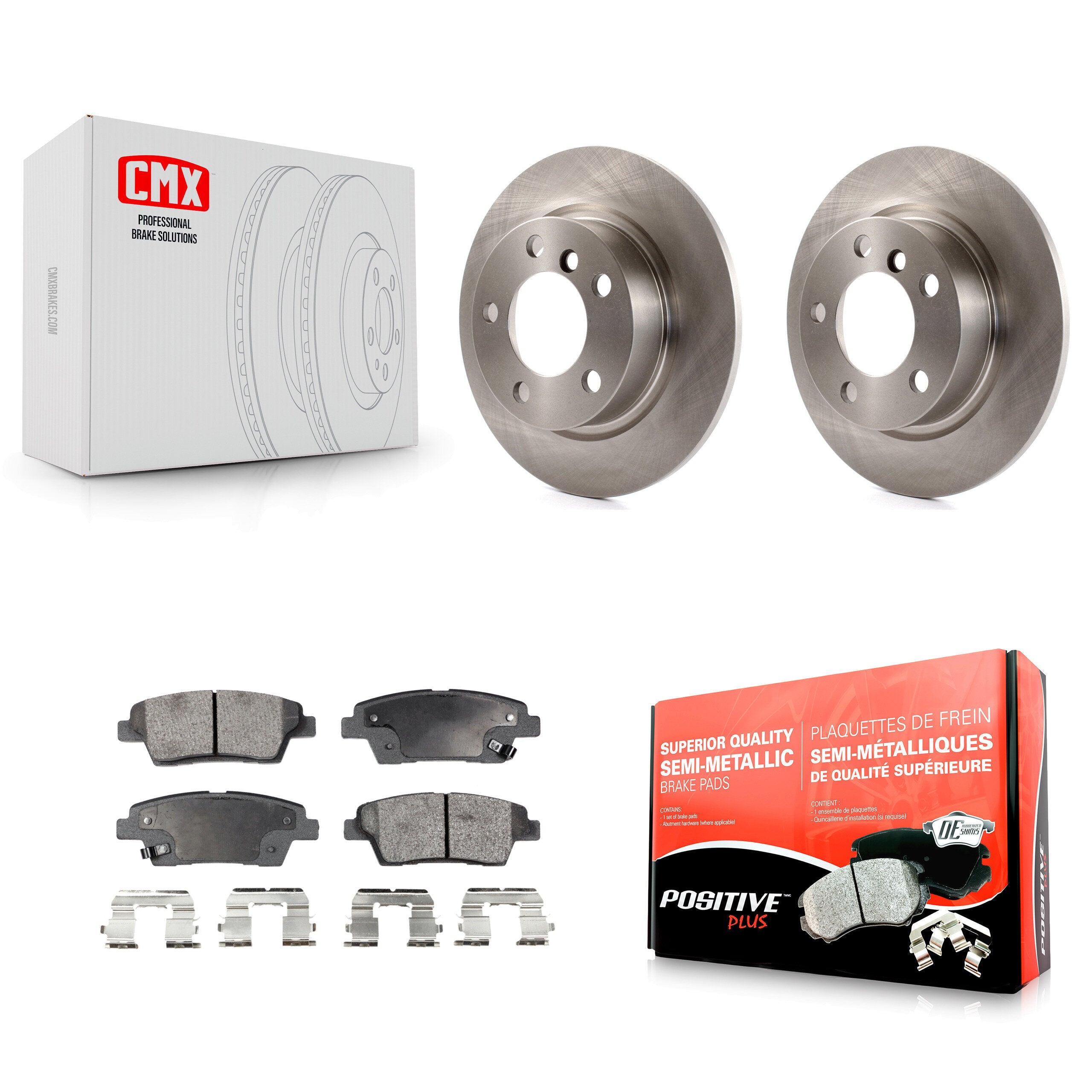 Transit Auto K8F-101931 Disc Brake Kit for 2012-2016 Mini Cooper Paceman, Mini Cooper Countryman - Rear product image