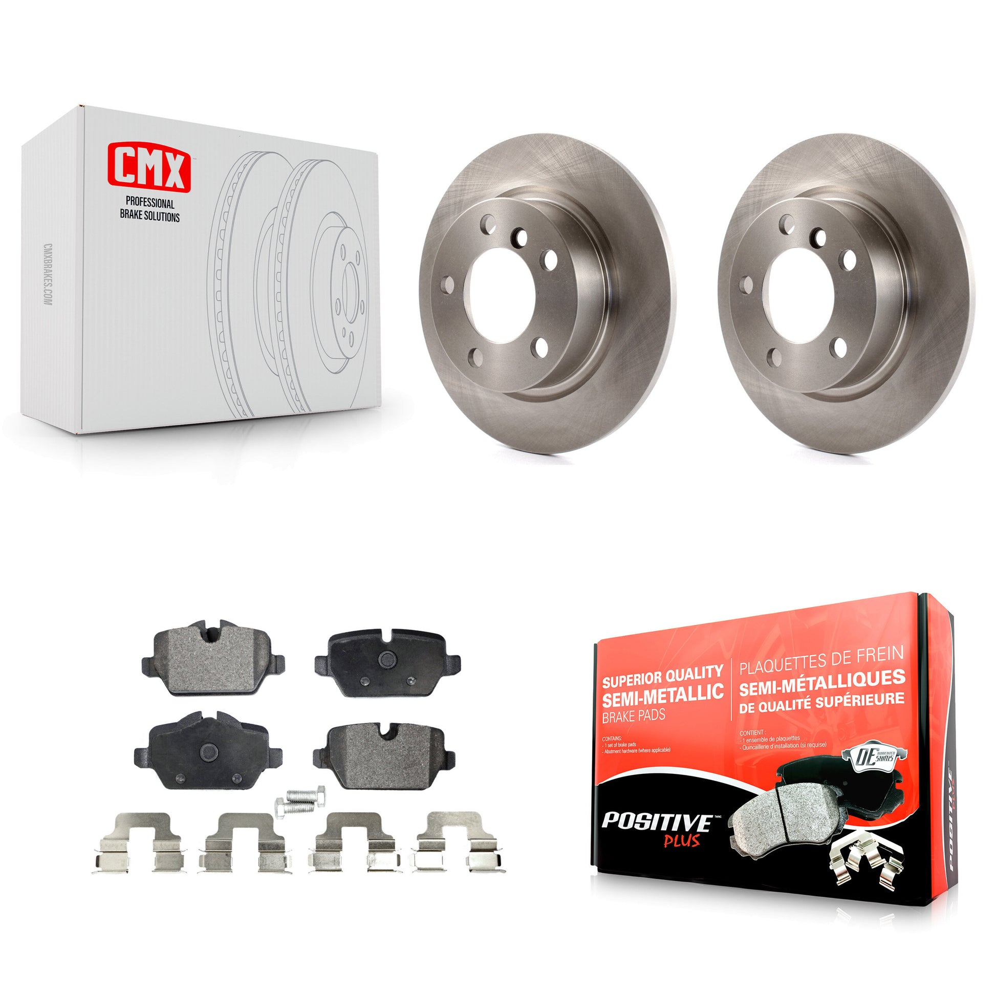 Transit Auto K8F-101932 Disc Brake Kit for 2011-2015 Mini Cooper Paceman, Mini Cooper Countryman - Rear product image