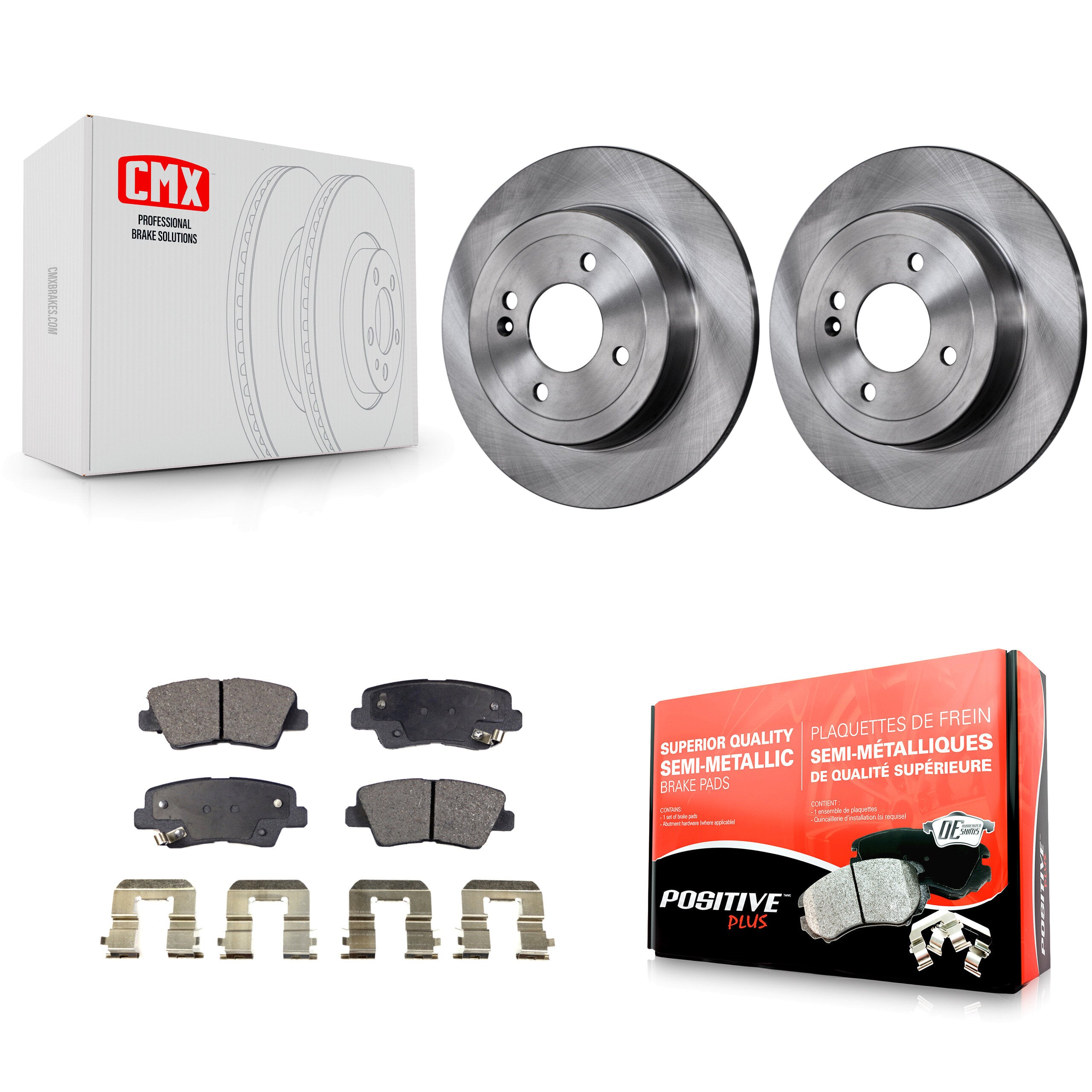 Transit Auto K8F-101935 Disc Brake Kit for 2011 Hyundai Accent - Rear product image