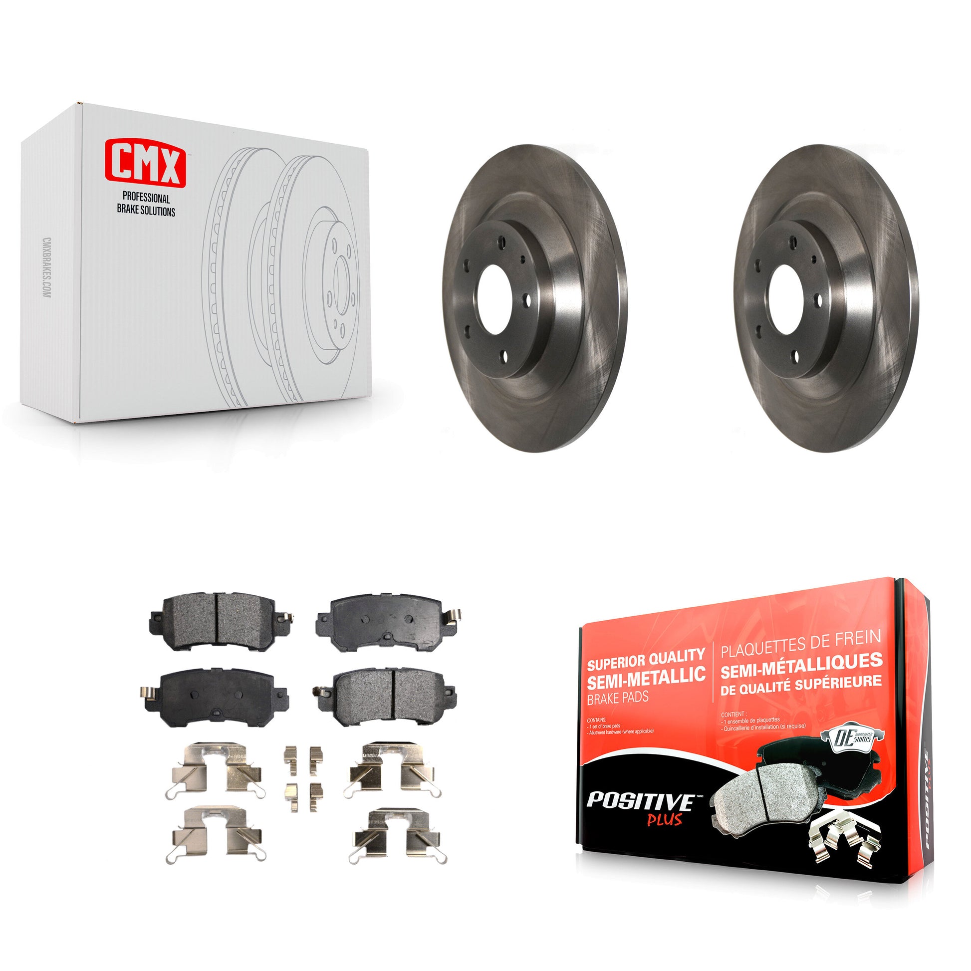 Transit Auto K8F-101941 Disc Brake Kit for 2013-2015 Mazda CX-5 - Rear product image