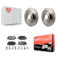 Transit Auto K8F-101947 Disc Brake Kit for 2013-2024 Mitsubishi Outlander PHEV, Mitsubishi Outlander, Mitsubishi Outlander Sport & more - Rear product image
