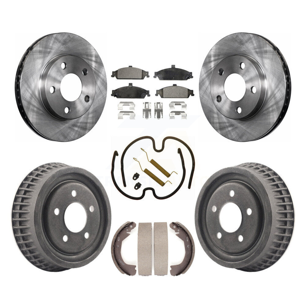 Transit Auto K8F-101998 Disc Brake Kit for 1997-2005 Chevrolet Classic, Oldsmobile Alero, Pontiac Grand Am & more - Front and Rear product image