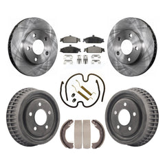 Transit Auto K8F-101998 Disc Brake Kit for 1997-2005 Chevrolet Classic, Oldsmobile Alero, Pontiac Grand Am & more - Front and Rear product image