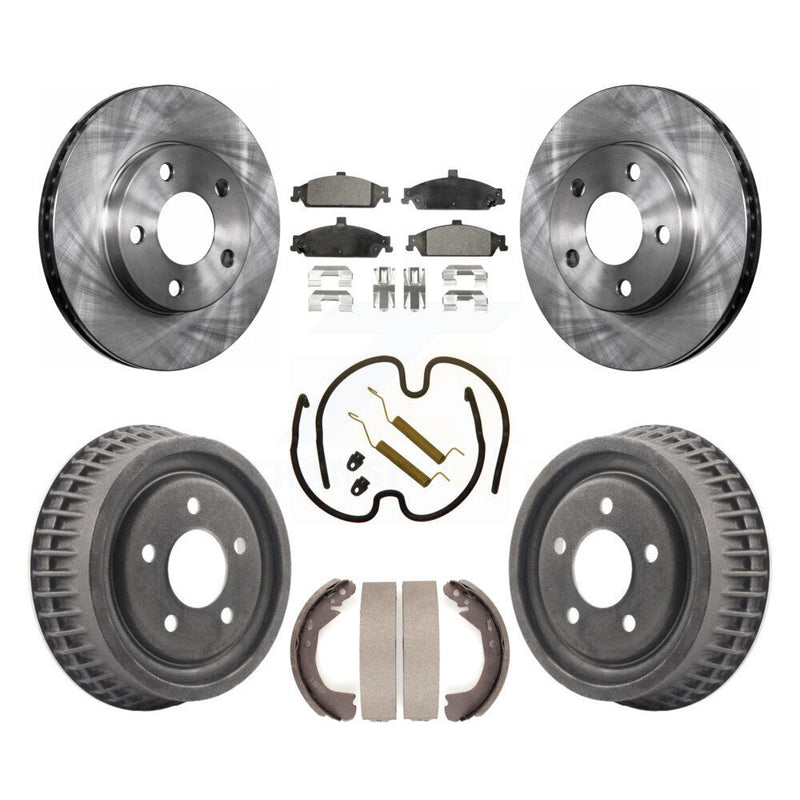 Transit Auto K8F-101998 Disc Brake Kit for 1997-2005 Chevrolet Classic, Oldsmobile Alero, Pontiac Grand Am & more - Front and Rear product image