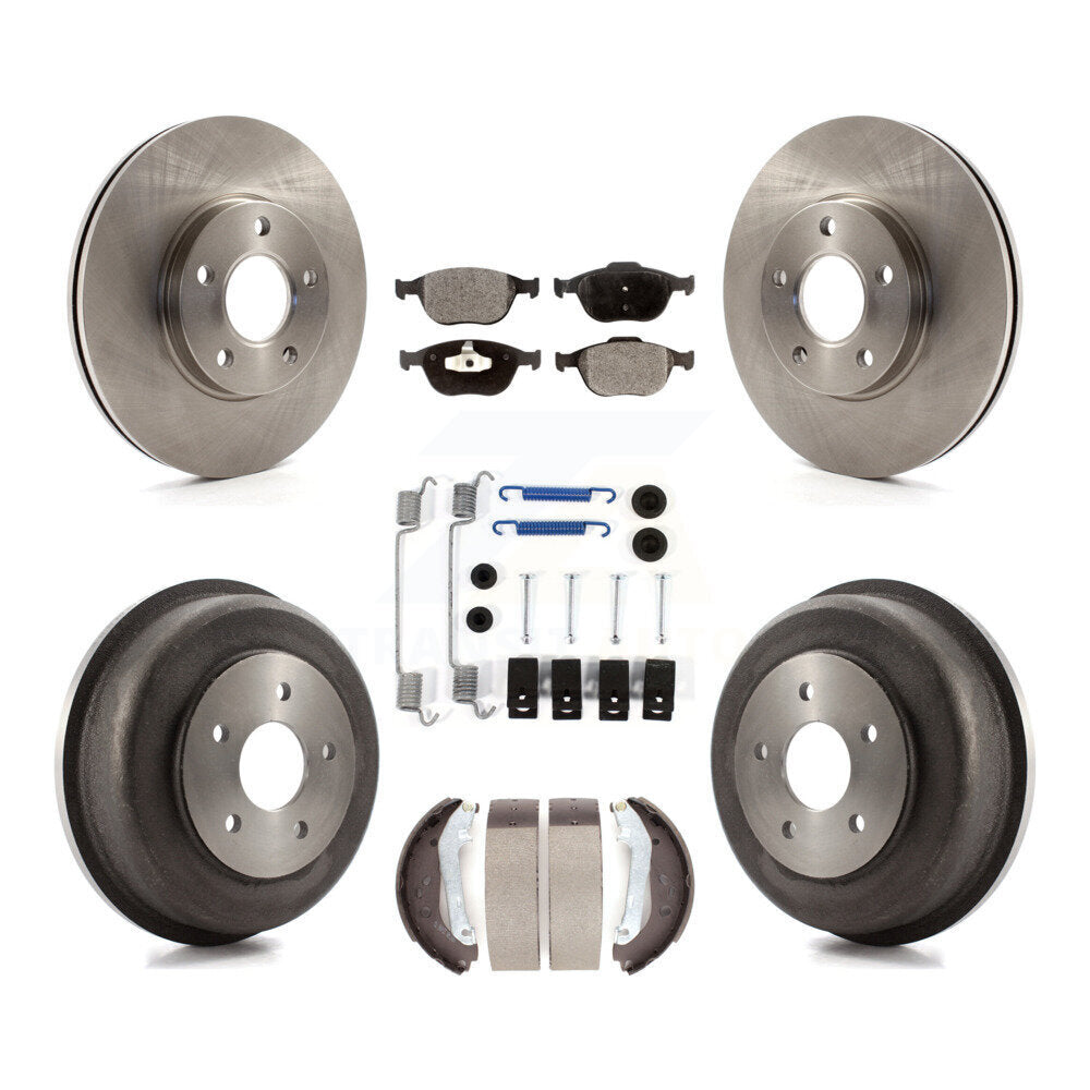 Transit Auto K8F-102039 Disc Brake Kit for 2010-2013 Ford Transit Connect - Front and Rear product image