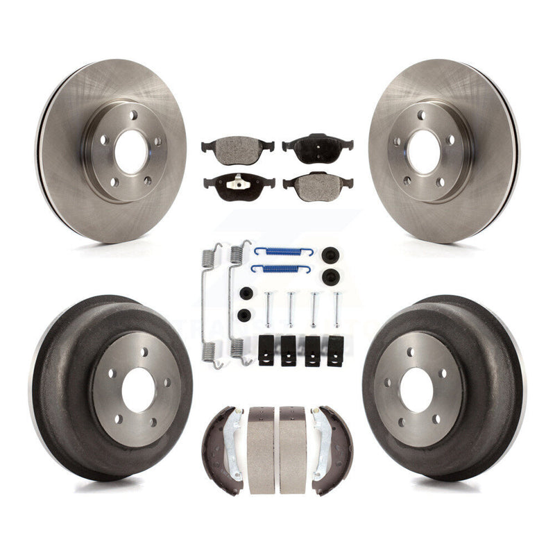 Transit Auto K8F-102039 Disc Brake Kit for 2010-2013 Ford Transit Connect - Front and Rear product image
