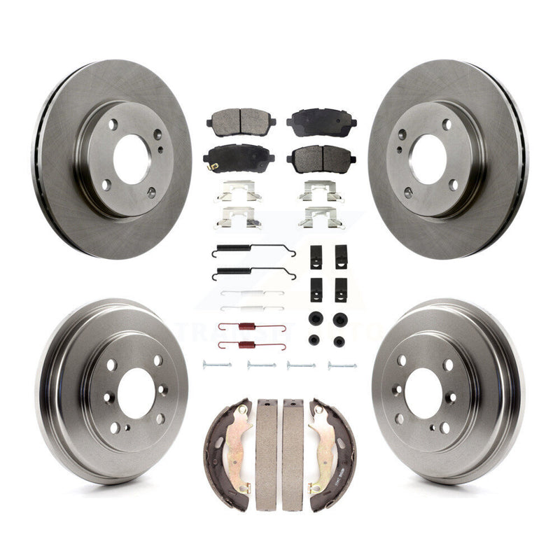 Transit Auto K8F-102040 Disc Brake Kit for 2011-2019 Ford Fiesta - Front and Rear product image