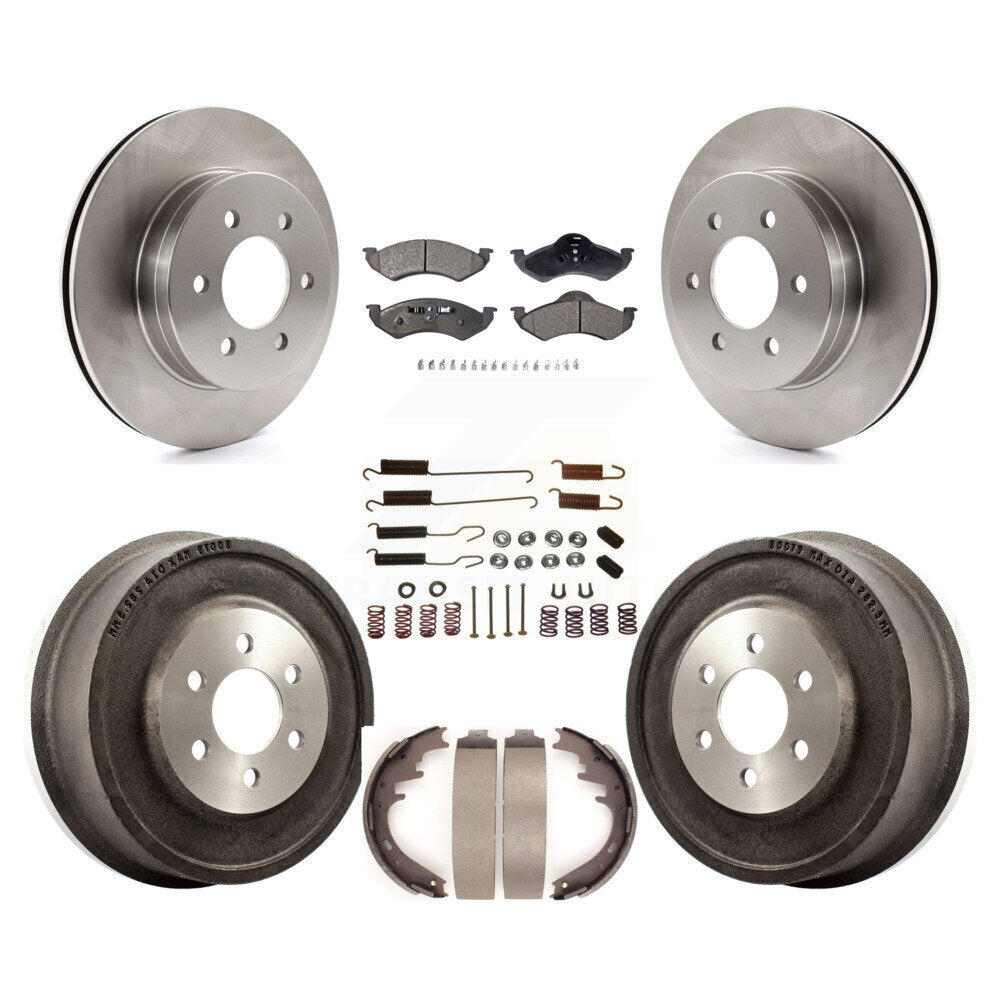 Transit Auto K8F-102048 Disc Brake Kit for 2000-2002 Dodge Dakota, Dodge Durango - Front and Rear product image