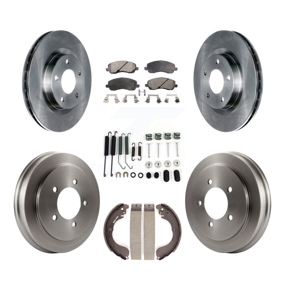 Transit Auto K8F-102063 Disc Brake Kit for 2007-2017 Dodge Caliber, Dodge Avenger, Jeep Compass & more - Front and Rear product image