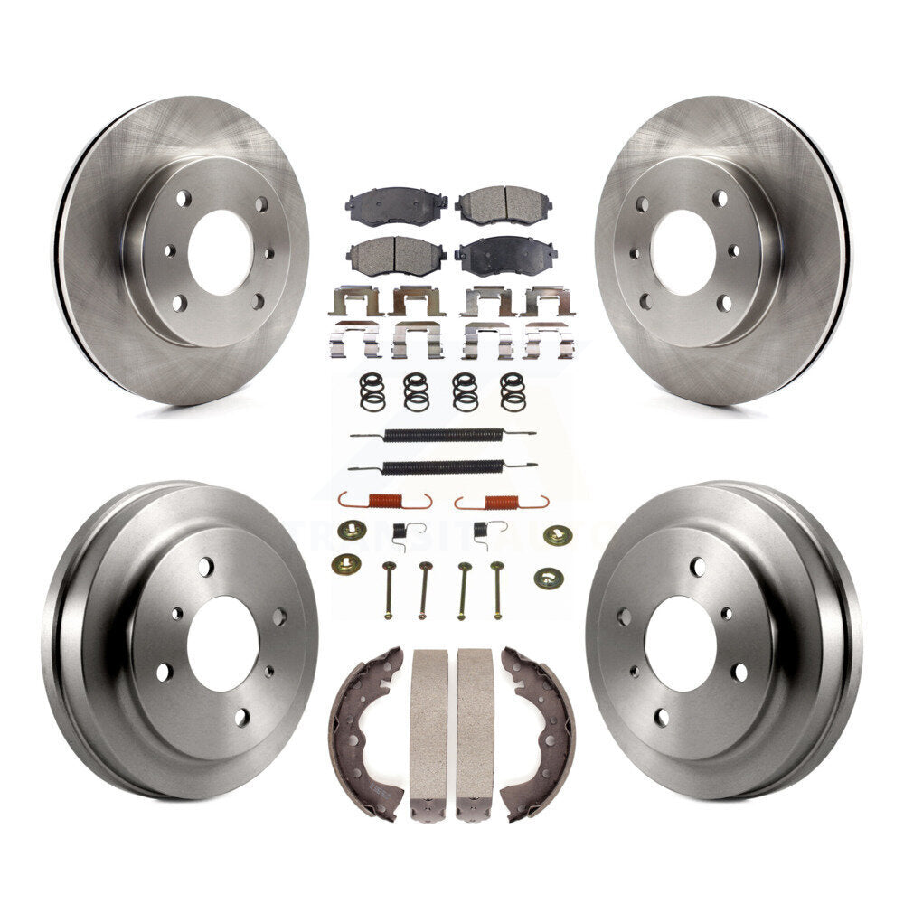 Transit Auto K8F-102068 Disc Brake Kit for 2002-2006 Nissan Sentra - Front and Rear product image