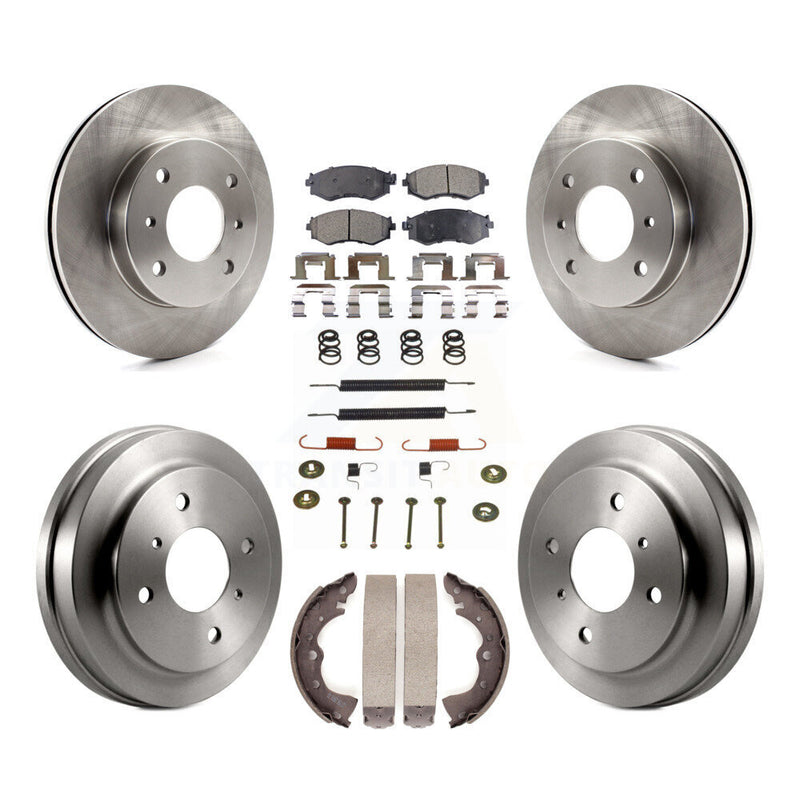 Transit Auto K8F-102068 Disc Brake Kit for 2002-2006 Nissan Sentra - Front and Rear product image