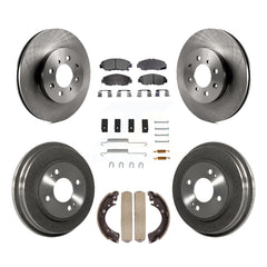 Transit Auto K8F-102074 Disc Brake Kit for 2001-2005 Honda Civic - Front and Rear product image