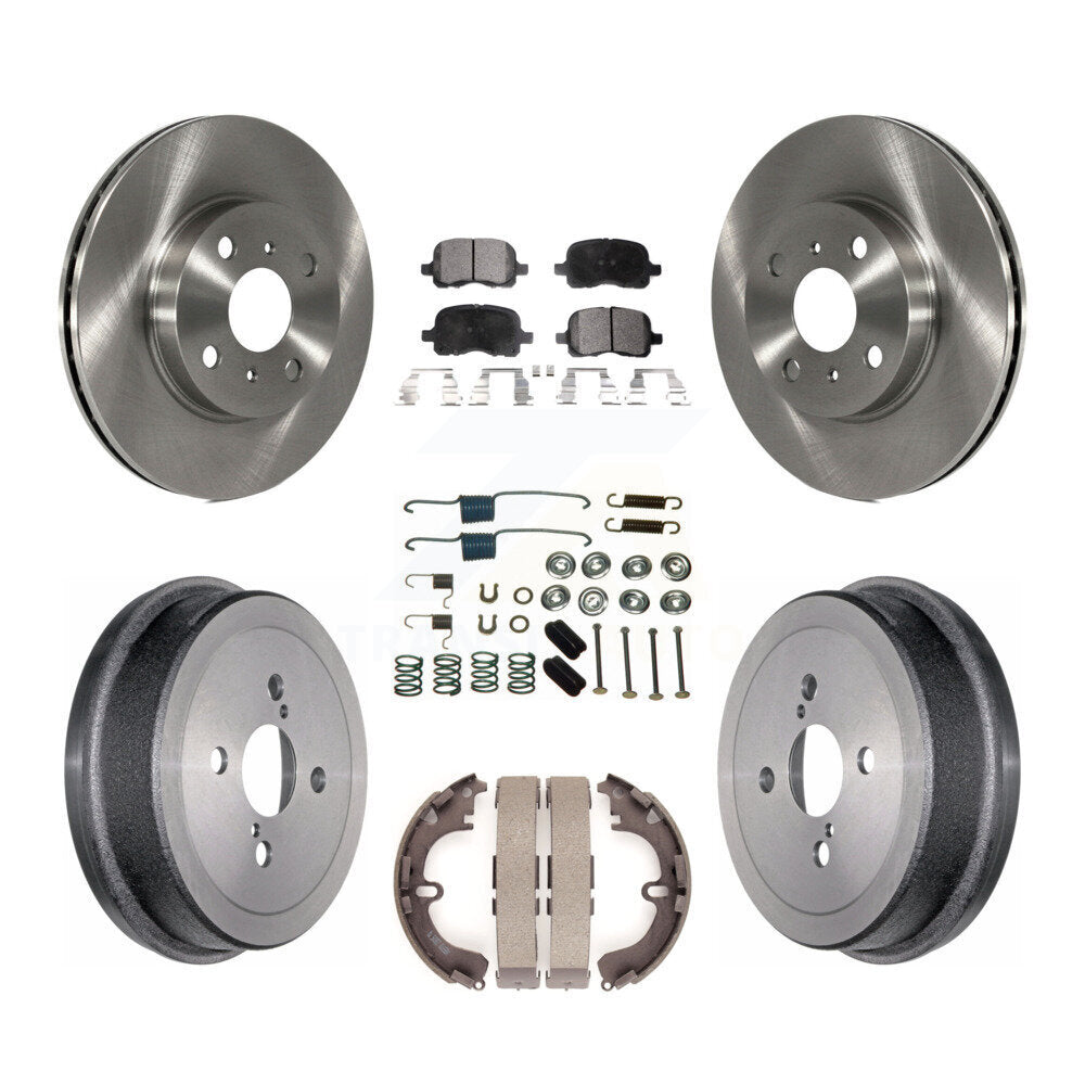 Transit Auto K8F-102091 Disc Brake Kit for 1998-2002 Chevrolet Prizm, Toyota Corolla - Front and Rear product image