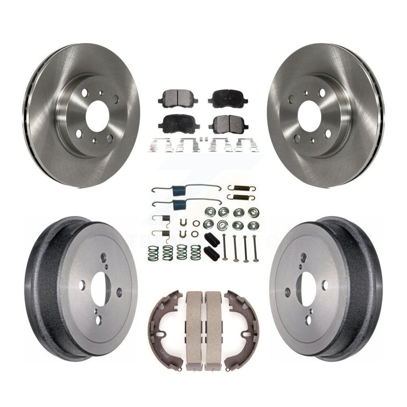 Transit Auto K8F-102091 Disc Brake Kit for 1998-2002 Chevrolet Prizm, Toyota Corolla - Front and Rear product image