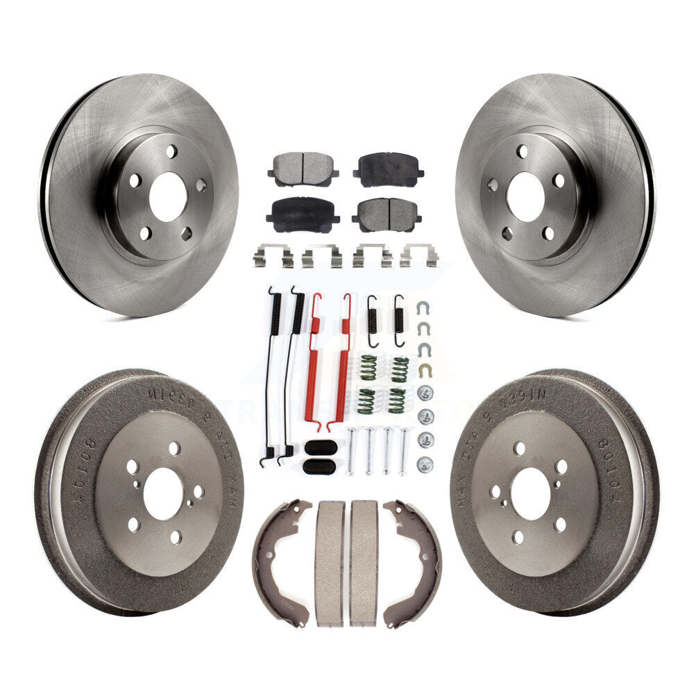 Transit Auto K8F-102110 Disc Brake Kit for 2003-2008 Toyota Matrix, Pontiac Vibe - Front and Rear product image