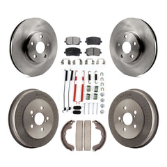 Transit Auto K8F-102110 Disc Brake Kit for 2003-2008 Toyota Matrix, Pontiac Vibe - Front and Rear product image