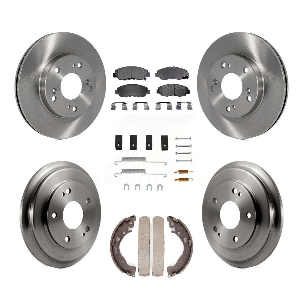 Transit Auto K8F-102118 Disc Brake Kit for 2006-2011 Honda Civic - Front and Rear product image