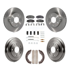 Transit Auto K8F-102118 Disc Brake Kit for 2006-2011 Honda Civic - Front and Rear product image