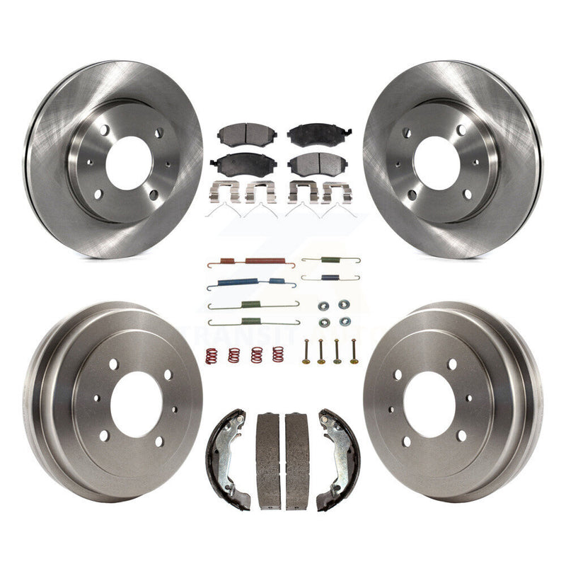 Transit Auto K8F-102123 Disc Brake Kit for 2002-2006 Hyundai Elantra - Front and Rear product image