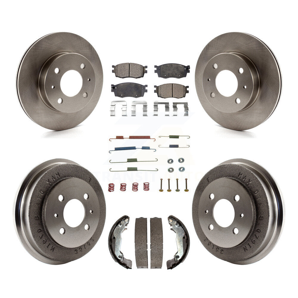 Transit Auto K8F-102128 Disc Brake Kit for 2006 Hyundai Accent - Front and Rear product image
