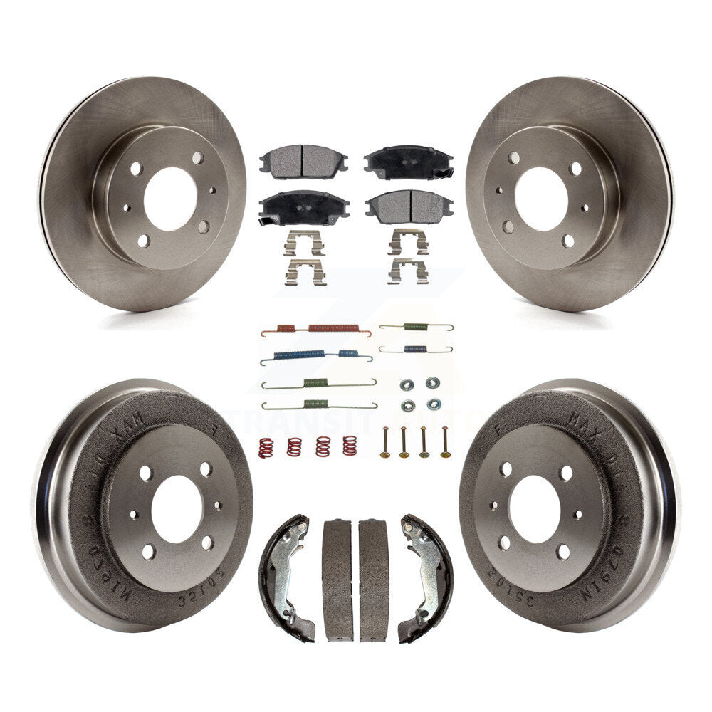 Transit Auto K8F-102129 Disc Brake Kit for 2003-2005 Hyundai Accent - Front and Rear product image