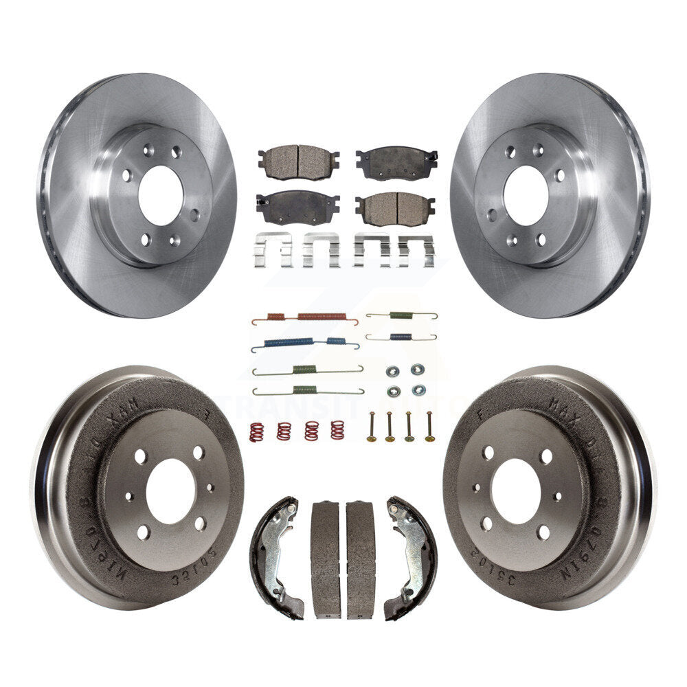 Transit Auto K8F-102135 Disc Brake Kit for 2006 Hyundai Accent - Front and Rear product image