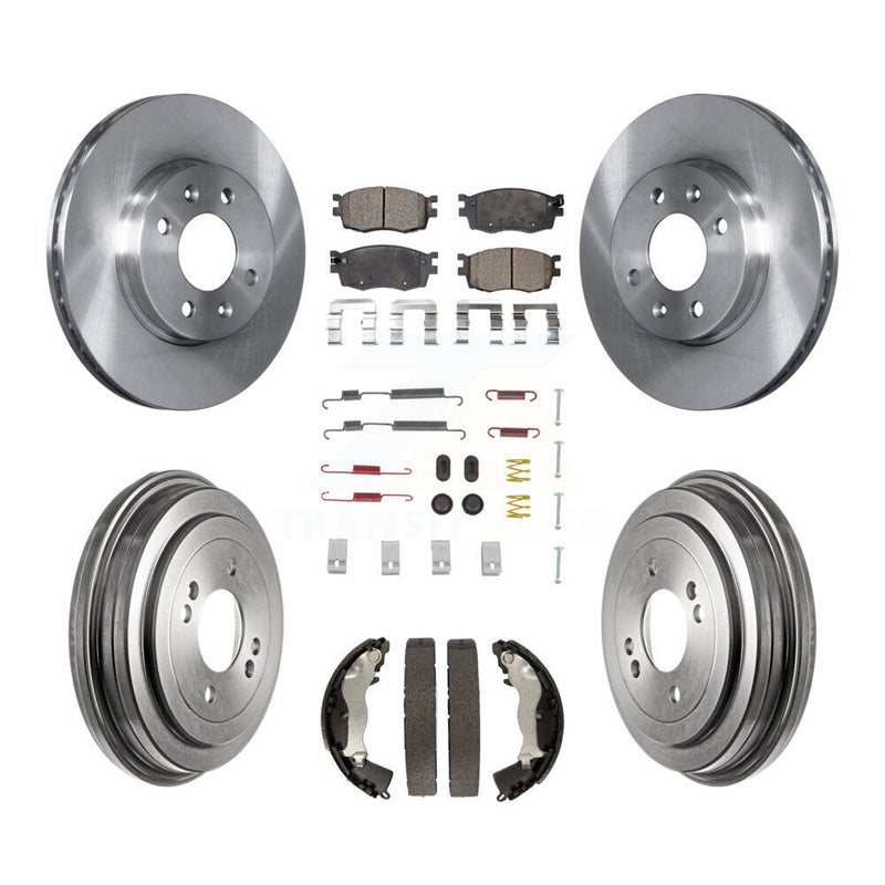 Transit Auto K8F-102136 Disc Brake Kit for 2006-2011 Hyundai Accent, Kia Rio, Kia Rio5 - Front and Rear product image