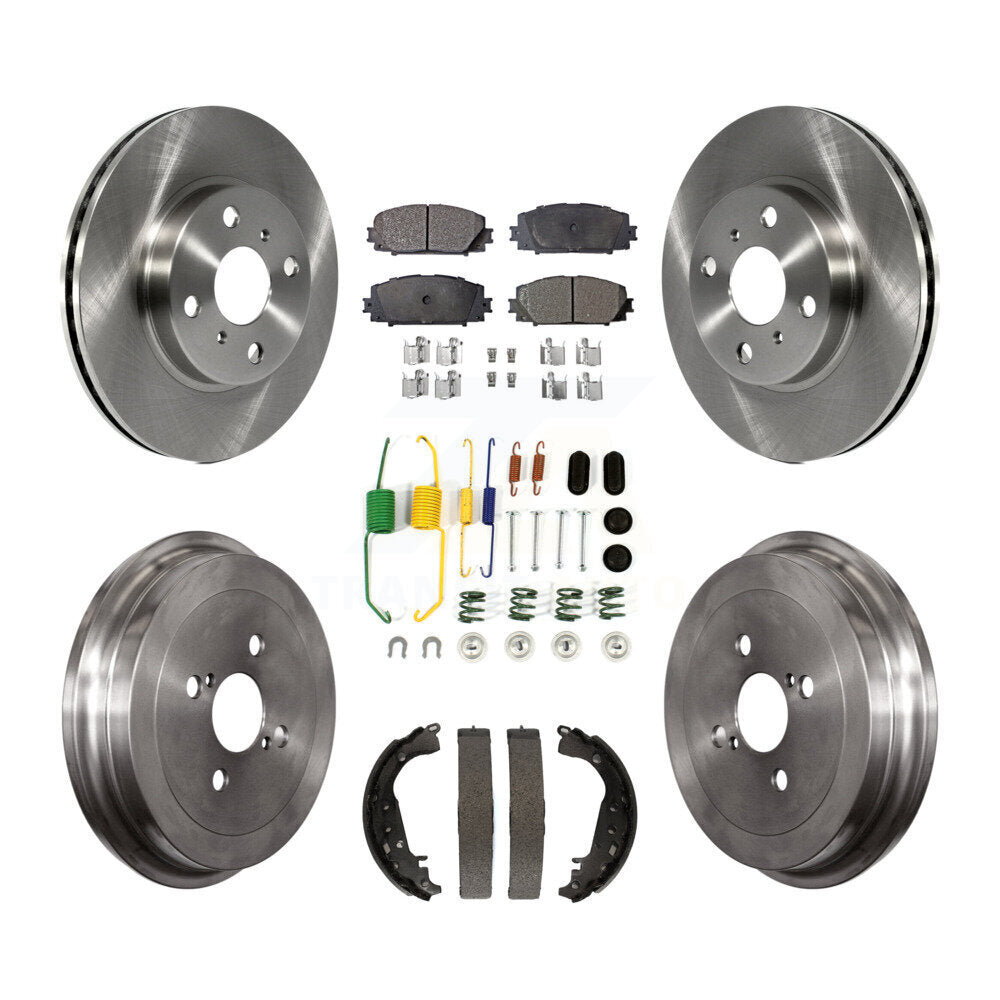 Transit Auto K8F-102137 Disc Brake Kit for 2006-2014 Toyota Yaris - Front and Rear product image