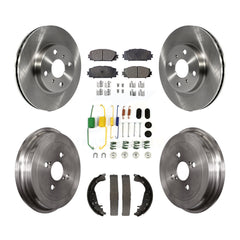 Transit Auto K8F-102137 Disc Brake Kit for 2006-2014 Toyota Yaris - Front and Rear product image