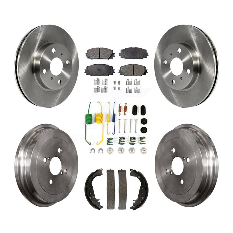Transit Auto K8F-102137 Disc Brake Kit for 2006-2014 Toyota Yaris - Front and Rear product image
