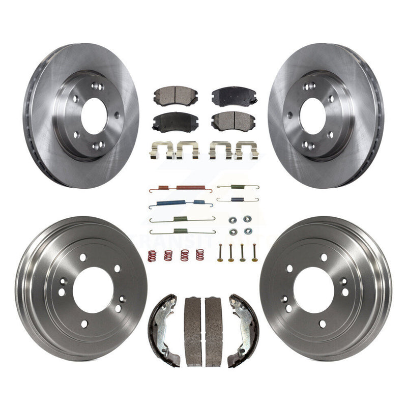 Transit Auto K8F-102138 Disc Brake Kit for 2008-2010 Hyundai Elantra - Front and Rear product image