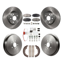 Transit Auto K8F-102141 Disc Brake Kit for 2009-2019 Toyota Corolla - Front and Rear product image