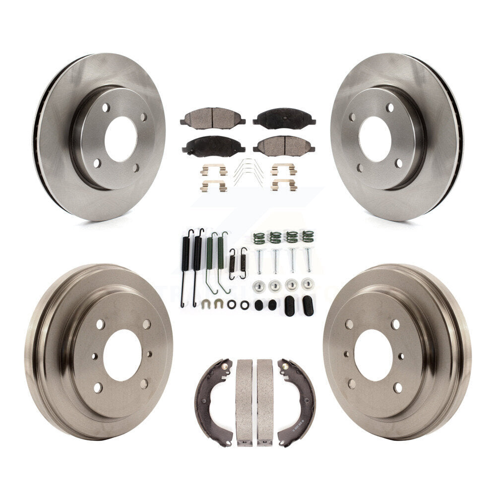 Transit Auto K8F-102142 Disc Brake Kit for 2009-2011 Nissan Versa - Front and Rear product image