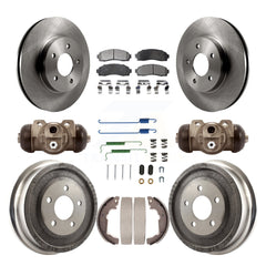 Transit Auto K8F-102188 Disc Brake Kit for 2003-2007 Pontiac Torrent, Chevrolet Equinox, Saturn Vue - Front and Rear product image