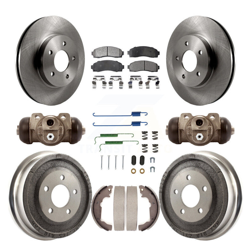 Transit Auto K8F-102188 Disc Brake Kit for 2003-2007 Pontiac Torrent, Chevrolet Equinox, Saturn Vue - Front and Rear product image