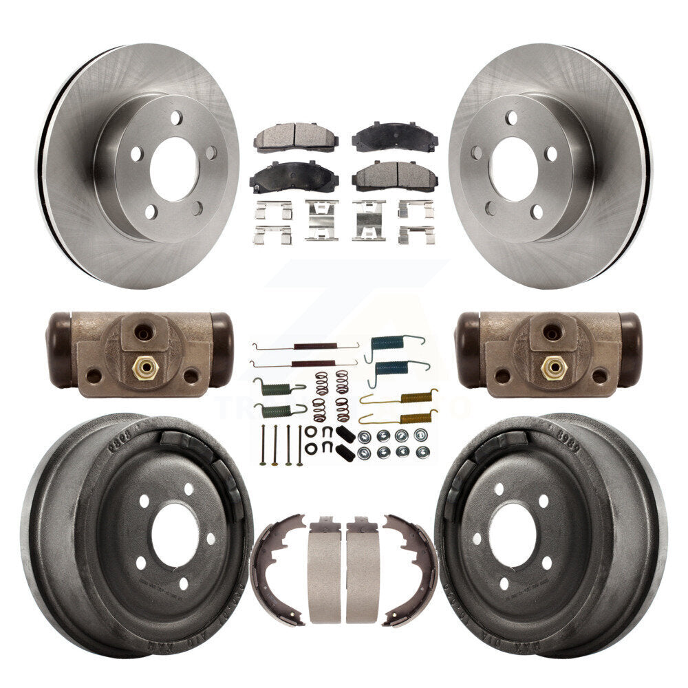 Transit Auto K8F-102194 Disc Brake Kit for 1998-2002 Ford Ranger, Mazda B3000, Mazda B4000 - Front and Rear product image
