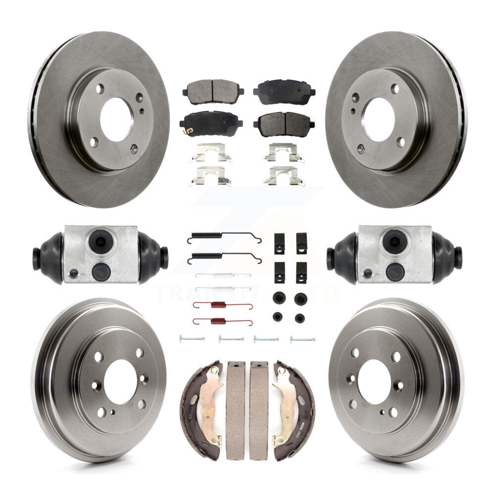 Transit Auto K8F-102200 Disc Brake Kit for 2011-2019 Ford Fiesta - Front and Rear product image