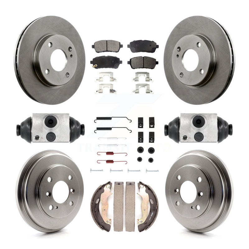 Transit Auto K8F-102200 Disc Brake Kit for 2011-2019 Ford Fiesta - Front and Rear product image