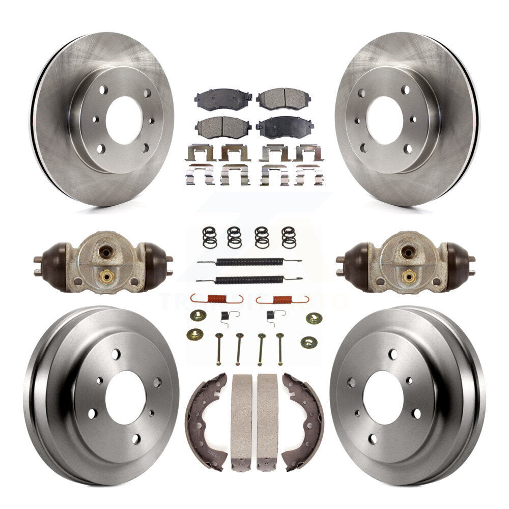 Transit Auto K8F-102207 Disc Brake Kit for 2003-2006 Nissan Sentra - Front and Rear product image
