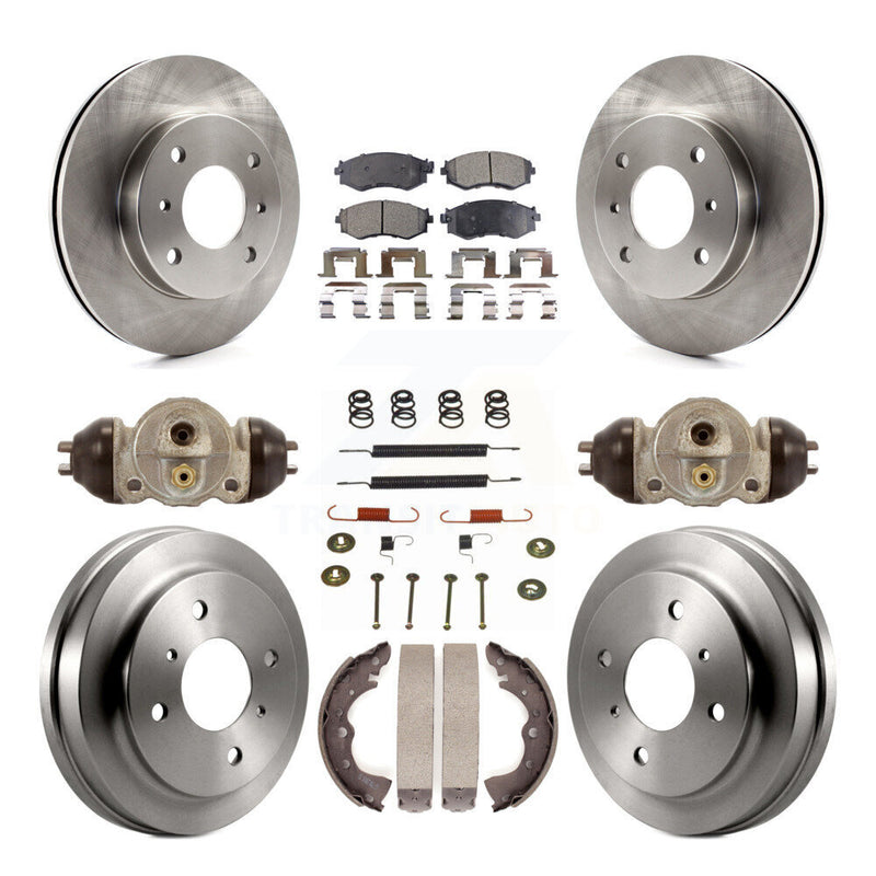 Transit Auto K8F-102207 Disc Brake Kit for 2003-2006 Nissan Sentra - Front and Rear product image