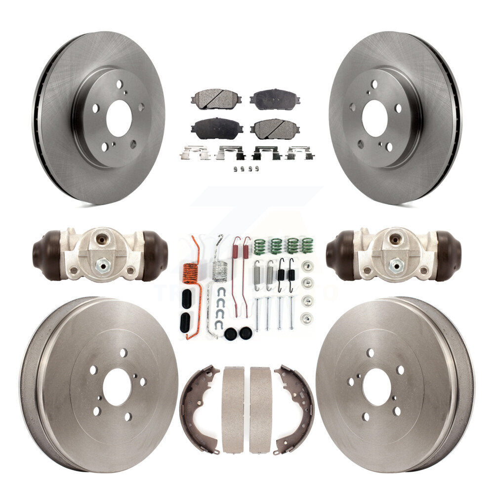 Transit Auto K8F-102211 Disc Brake Kit for 2004-2010 Toyota Sienna - Front and Rear product image