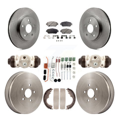 Transit Auto K8F-102211 Disc Brake Kit for 2004-2010 Toyota Sienna - Front and Rear product image