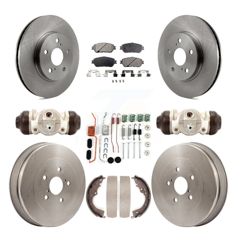 Transit Auto K8F-102211 Disc Brake Kit for 2004-2010 Toyota Sienna - Front and Rear product image